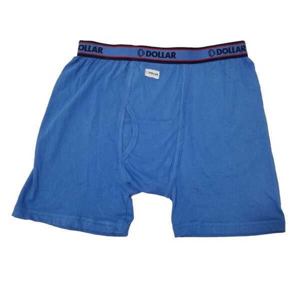 NEW Dollar Bigboss Men's Cotton Boxers Briefs Size 4XL Color Sky Blue - Picture 3 of 6